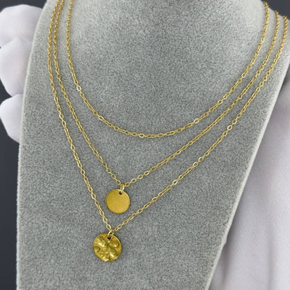 TRIPLE SUMMER HALSKETTE 18K VERGOLDET