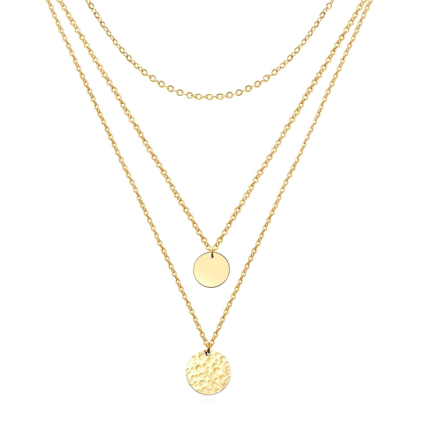 TRIPLE SUMMER HALSKETTE 18K VERGOLDET