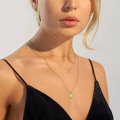 TRIPLE SUMMER HALSKETTE 18K VERGOLDET